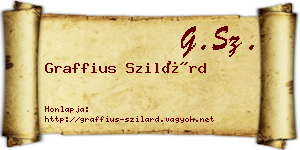 Graffius Szilárd névjegykártya